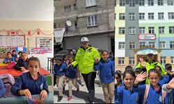 Trafik Haftasında Hakkari’de Öğrencilere Uygulamalı Trafik Eğitimi