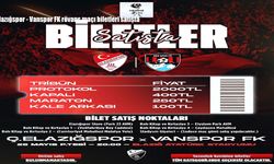 Elazığspor - Vanspor FK rövanş maçı için biletler satışta!