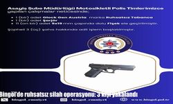 Bingöl’de ruhsatsız silah operasyonu: Polis 3 şüpheliyi suçüstü yakaladı
