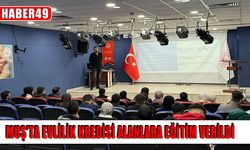 Muş'ta genç çiftlere evlilik eğitimi