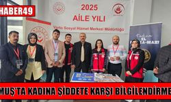 Muş'ta kadına yönelik şiddetle mücadelede bilgilendirme atağı