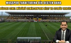 Muşspor taraftarına bir destek de DoğuGaz Genel Müdürü Demircan’dan