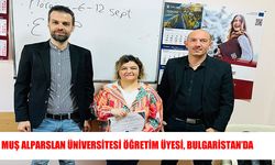 MAUN Öğretim Üyesi Bingöl, Bulgaristan’da öğrencilerle buluştu