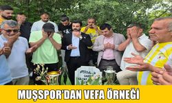 Muşspor’un şampiyonluk kupası, Bülent Bingöl’ün kabrinde