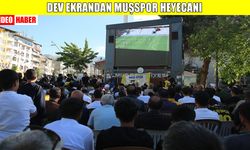 Muş’ta taraftarlar dev ekranlara akın etti: Muşspor’un 2. Lig yolculuğu nefes kesti