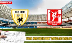 Muşspor-Balıkesirspor maçının biletleri satışa çıktı