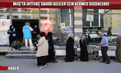 Muş’ta Diyanet Vakfı’ndan ihtiyaç sahipleri için destek kermesi