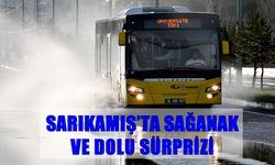 Sarıkamış’ta dolu dakikalarca yağdı
