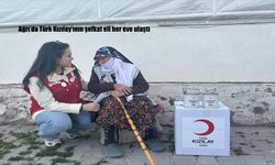 Ağrı’da Türk Kızılay’ının şefkat eli her eve ulaştı