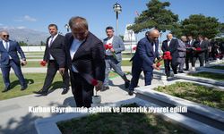 Erzincan’da Kurban Bayramı Arifesinde Şehitlik ve Mezarlıklar Ziyaret Edildi