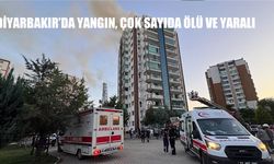Diyarbakır'da 13 katlı binada yangın! Çok sayıda ölü ve yaralı