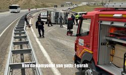 Direksiyon Hakimiyetini Kaybeden Sürücü Kazayı Hafif Yaralı Atlattı