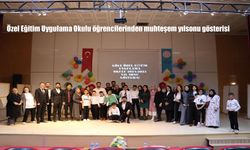 Göle Özel Eğitim Uygulama Okulu Öğrencilerinden Unutulmaz Yılsonu Gösterisi
