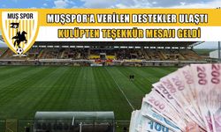 Muşspor’a destek sözü veren 3 kişi sözünü tuttu