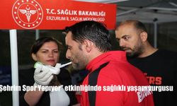 Erzurum’da “Şehrim Spor Yapıyor” Etkinliğinde Sağlıklı Yaşam İçin Ortak Adım