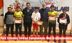 Para Tırmanış Türkiye Şampiyonası, Muş’ta düzenlenecek