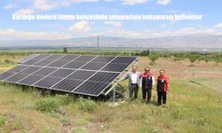 Erzincan’da Modern Meyve Bahçesiyle Tarımda Teknoloji Dönemi Başladı