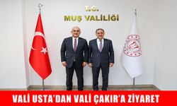Muş Valisi Çakır, Bingöl Valisi Usta’yı ağırladı
