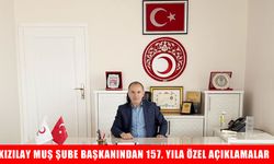 Kızılay Muş Şube Başkanı Özdemir: Kızılay, dünyanın önde gelen insani yardım kuruluşlarından biri