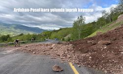 Ardahan-Posof Yolunda Toprak Kayması: Ilgar Dağı Geçişi Ulaşıma Kapandı