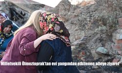 Malatya Kale’de Yaşanan Yangın Sonrası Milletvekili Ölmeztoprak Bölgeye Gitti