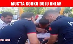 Muş Millet Bahçesi’nde korkutan anlar: Salıncağa sıkışan çocuğu itfaiye kurtardı