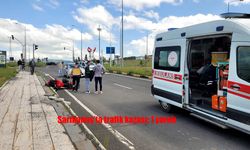 Sarıkamış’ta motosiklet ile otomobil çarpıştı: 1 kişi yaralandı