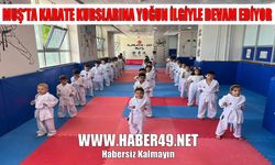 Muş’ta karate kurslarına yoğun ilgi: 400 sporcu antrenmanlara devam ediyor