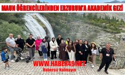 MAUN öğrencileri Erzurum’un tarihi yapılarını gezdi