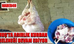 Muş’ta kurban kesimi üçüncü günde de sürüyor