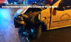 Erzurum Palandöken’de Kafa Kafaya Çarpışma: Bir Kişi Yaralandı