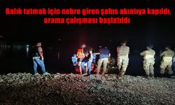 Elazığ'da Balık Tutarken Akıntıya Kapılan Şahıs İçin Murat Nehri'nde Arama Başlatıldı