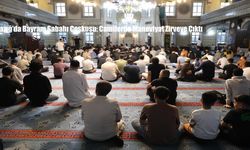 Elazığ’da Bayram Sabahı Coşkusu: Camilerde Maneviyat Zirveye Çıktı