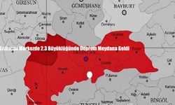 Erzincan Merkezde 2.3 Büyüklüğünde Deprem Meydana Geldi