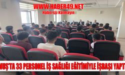 Muş İl Özel İdaresi'nde 33 yeni personel göreve başladı