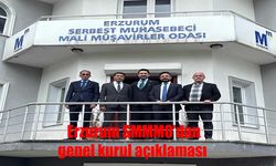 Erzurum’da Mali Müşavirler Genel Kurulu’nda gergin anlar