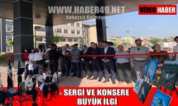 Muş’ta yıl sonu sergi ve konserine büyük ilgi