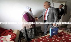 Erzurum Büyükşehir Belediyesi’nden Dar Gelirli Ailelere Bayram Öncesi Destek Hamlesi