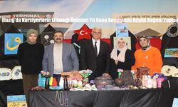 Elazığ’da Kursiyerlerin El Emeği Ürünleri Yıl Sonu Sergisinde Büyük Beğeni Topladı