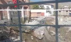 Hakkari’de Adliye Binası Önünde Korkutan Çökme! Giriş Kapısı Havada Asılı Kaldı