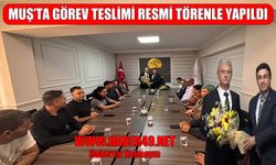 Muş Gençlik ve Spor İl Müdürlüğü'nde devir teslim töreni yapıldı