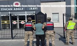 Erzincan’da 25 Yıl Hapis Cezası Bulunan Cinayet Zanlısı Jandarma Operasyonuyla Yakalandı