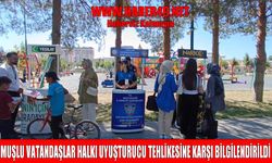 Muş’ta uyuşturucuyla mücadelede farkındalık etkinliği