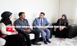 Erzurum’da Şehit Babalarına ve Gazilere Babalar Günü Vefası