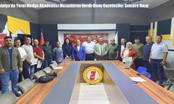 Malatya’da Yerel Medya Akademisi Mezunlarını Verdi: Genç Gazeteciler Sektöre Hazır