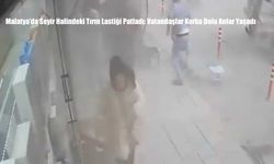 Malatya’da Seyir Halindeki Tırın Lastiği Patladı: Vatandaşlar Korku Dolu Anlar Yaşadı
