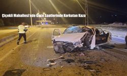 Çiçekli Mahallesi’nde Gece Saatlerinde Korkutan Kaza