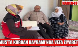 Muş’ta şehit ve gazi ailelerine bayram ziyareti