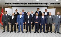 Erzincan Valisi Hamza Aydoğdu, Halk Günü’nde 44 Vatandaşın Talebini Dinledi