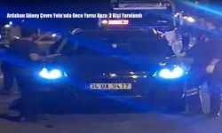 Ardahan Güney Çevre Yolu’nda Gece Yarısı Kaza: 3 Kişi Yaralandı